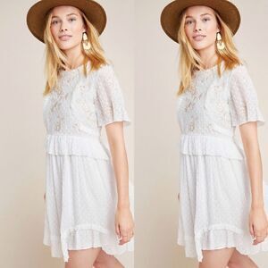 💯 ANTHROPOLOGIE Basilia Embroidered Tunic